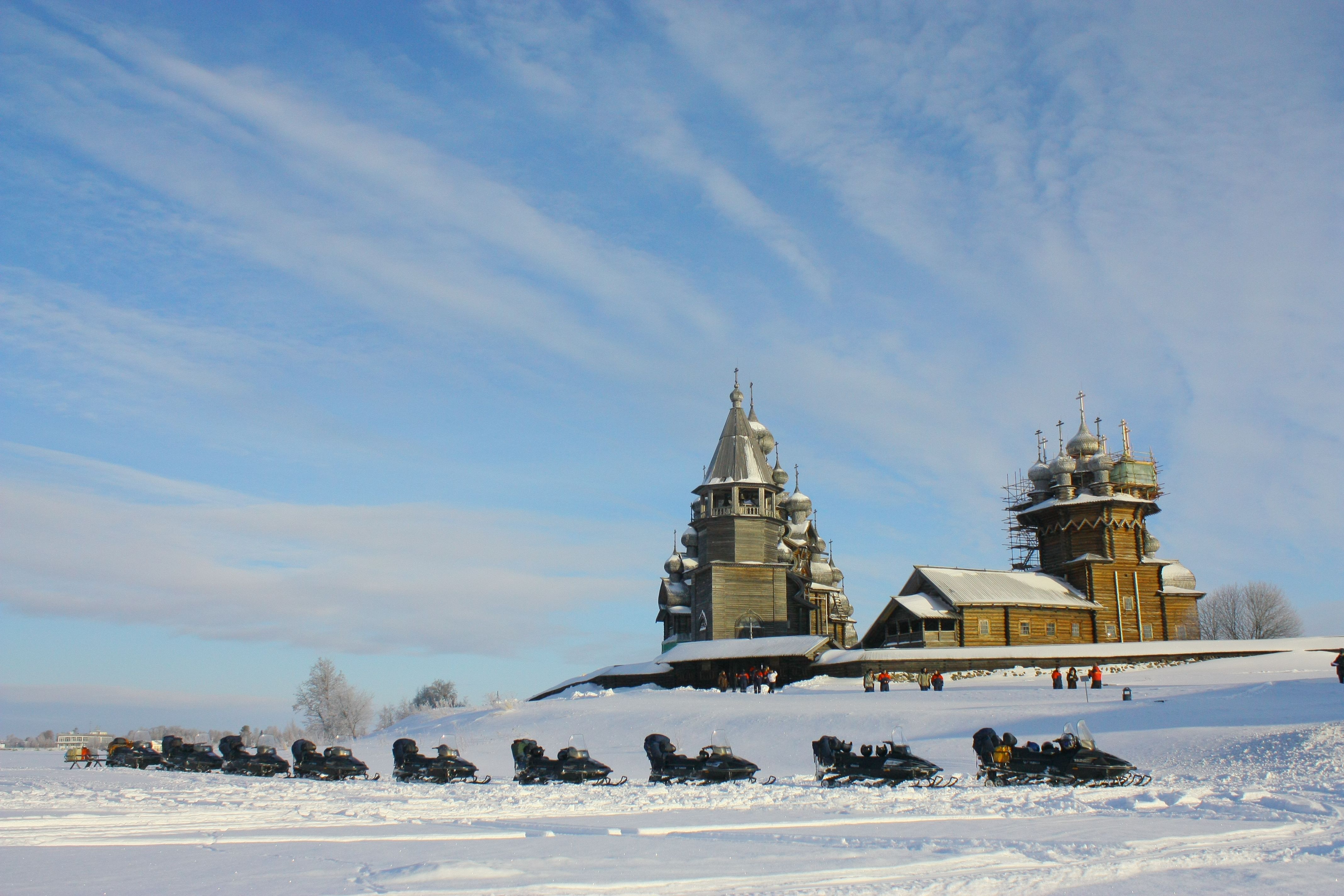 Остров Кижи Карелия зимой